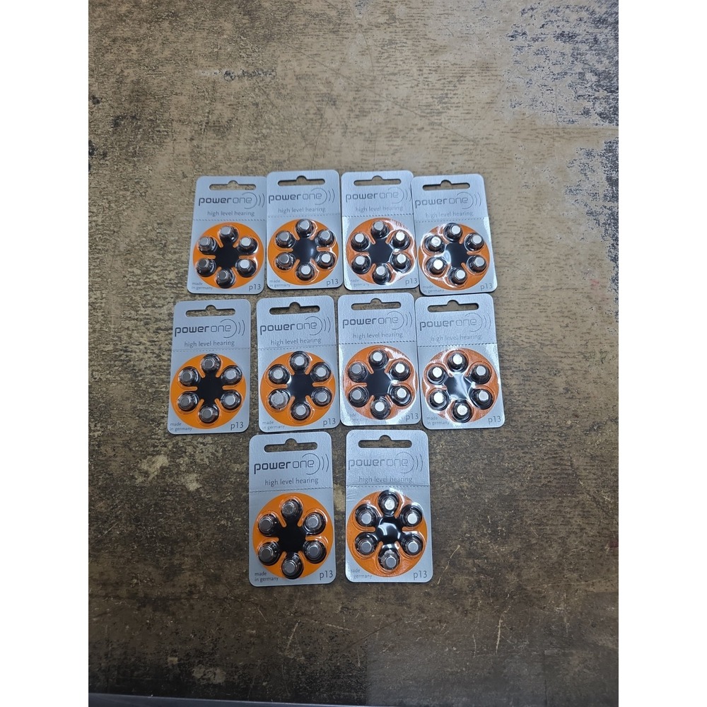 10 Power One Size p312 Hearing Aid Batteries Wireless Approved